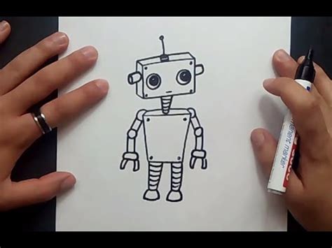 Como Dibujar Un Robot Paso A Paso 5 How To Draw A Robot 5 YouTube