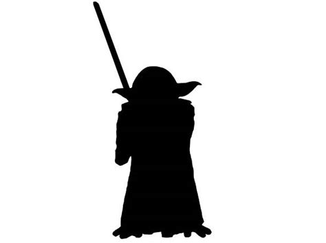 Yoda Silhouette At Getdrawings Free Download