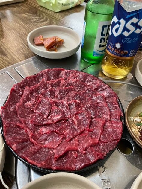 부산맛집 내돈내산 연산동 민정한우수육국밥뭉티기맛집미친가성비연산역 술집연산동 술집부산 뭉티기 맛집가성비 뭉티기