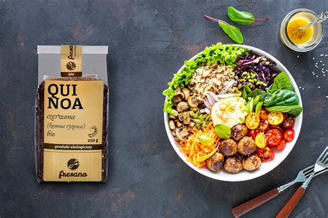 Quinoa czerwona komosa ryżowa BIO 250 g Fresano TASTI Smakuj życie