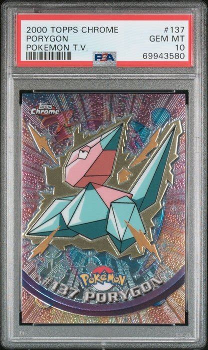 The Pok Mon Company Graded Card Topps Chrome Porygon Psa Catawiki