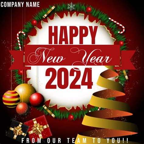 Happy New Year Poster Template Postermywall