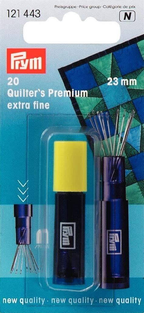 Prym Quilters Premium Needles With Silver Eye In Handy Magnetic