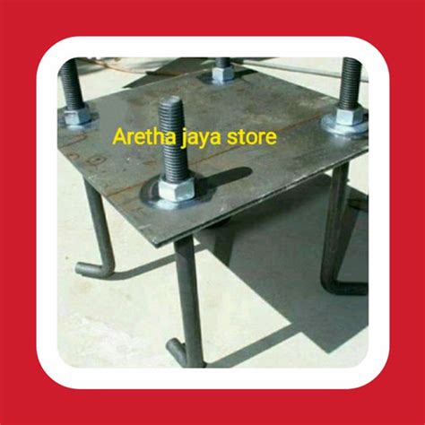 Jual Angkur L Baja Hitam St M X Cm X Cm Anchor Bolt