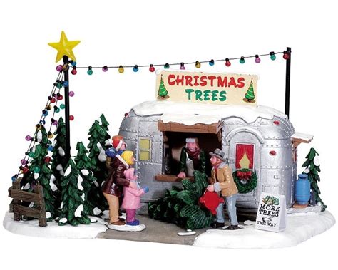 Vintage Tree Lot Christmas Village Collections Christmas Village