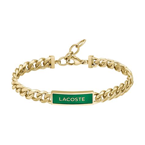 Bracelet LACOSTE acier doré MATY