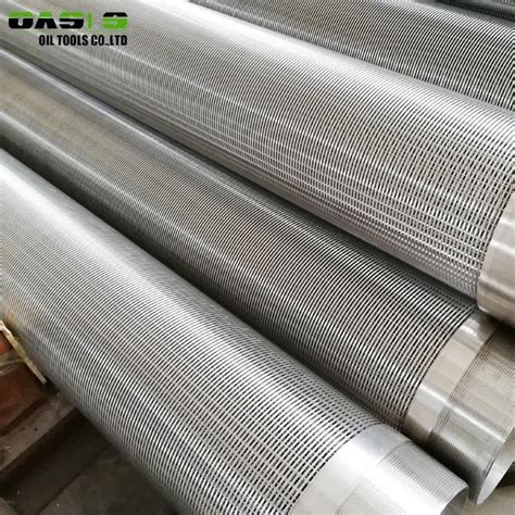 China Stainless Steel Tubular Type Vee Wire Screens Manufacturers