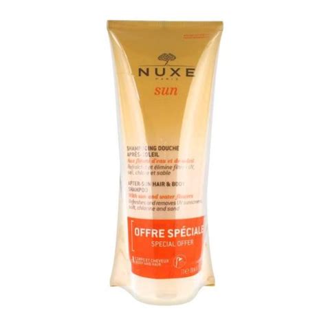 Nuxe Sun Shampooing Douche Après Soleil Lot De 2 X 200ml Cdiscount Au