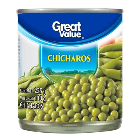 Chícharos Great Value 225 g Walmart