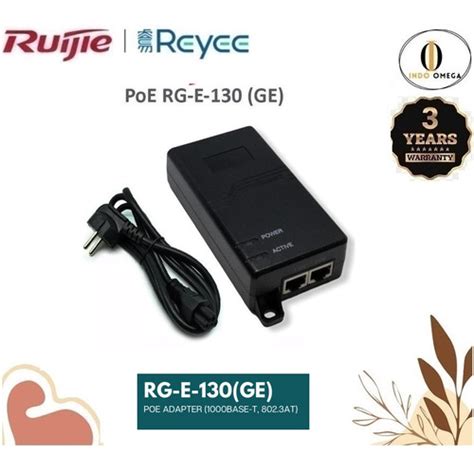 Jual Ruijie Rg E Ge Gigabit Poe Injector Poe Adapter Rg E Ge