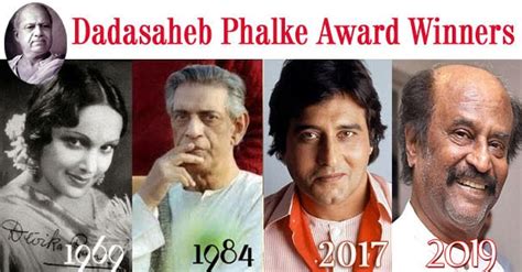 Dadasaheb Phalke Award Winner Complete list (1969-2022)