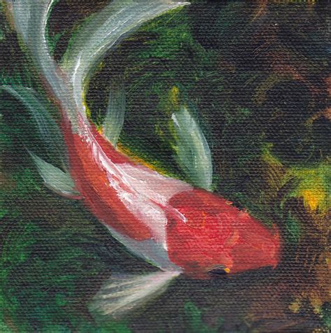 Tracie Thompson, Artist: Tiny Goldfish Paintings!