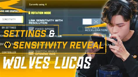 Wolveslucas Settingsandsensitivity Reveal Codmobile Youtube