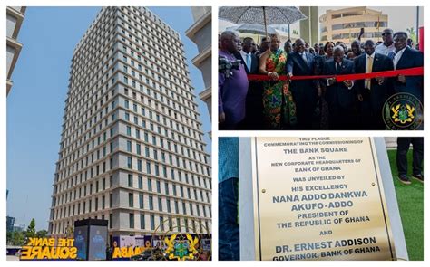 'The Bank Square': Akufo-Addo commissions Ghana's tallest building | Photos