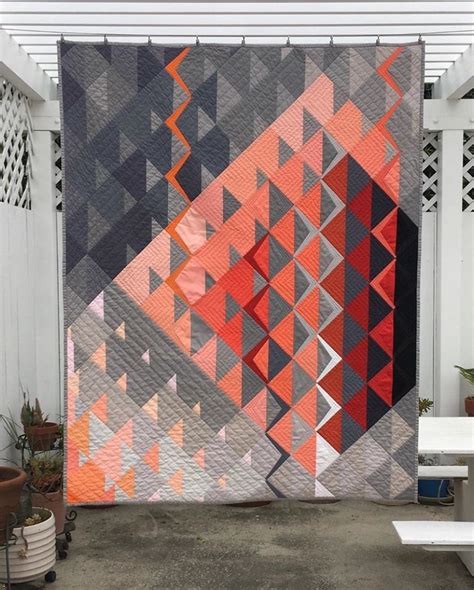 Gorgeous Modern Quilt HST Variations Modernquiltingdesigns Jewel