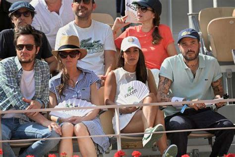 French Open Vips In The Stands Alice Belaidi And Octave Marsal Singer