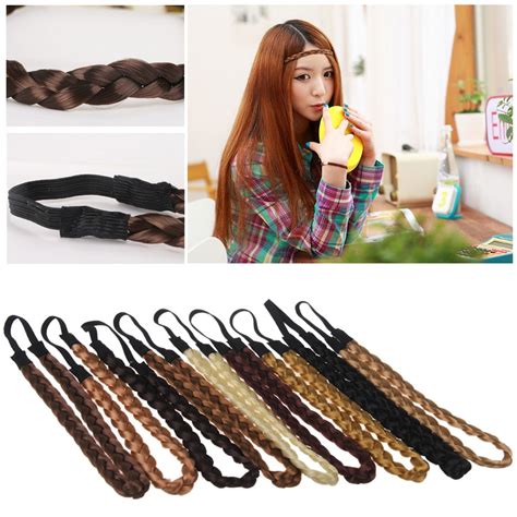 Stylish Girl Women Synthetic Hair Band Plaited Elastic Bohemia Braids