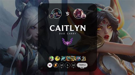 Caitlyn ADC Vs Xayah KR Master Patch 13 14 YouTube