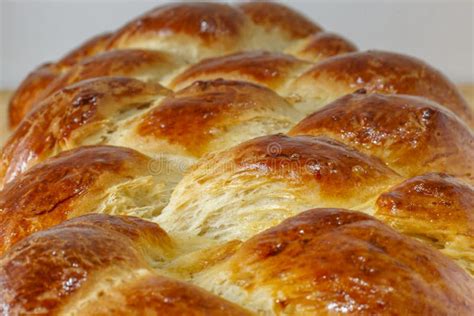 Fresh Loaf Of Sweet Braided Bread Stock Photo Image Of Snack Pastry