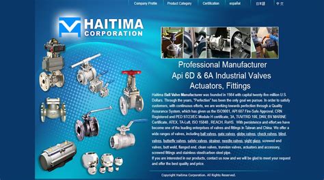 Haitima Corporation Ball Valves