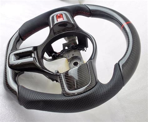 Mitsubishi Lancer Evo X Steering Wheel Robson Design Carbon Fiber Car