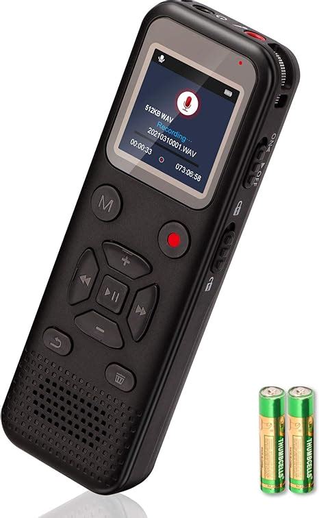 Digital Voice Recorder With Aaa Batteries Gb Voice Activated