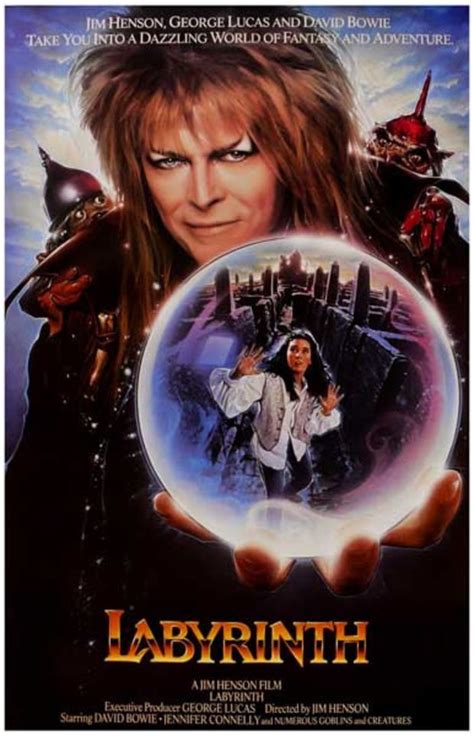 Labyrinth Movie Poster 11x17 David Bowie Rip Labyrinth Movie