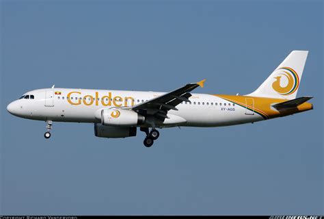 Airbus A320 232 Golden Myanmar Airlines Aviation Photo 2458420