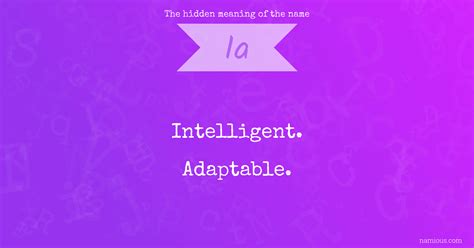 The hidden meaning of the name Ia | Namious