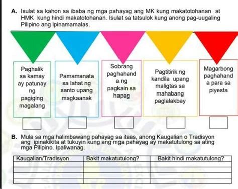 Isulat Sa Kahon Sa Ibaba Ng Mga Pahayag Ang Mk Kung Makatotohanan At