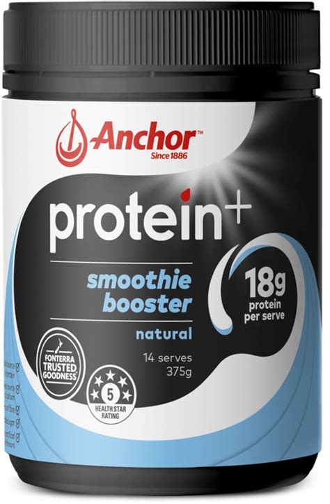 Download Anchor Protein Plain Smoothie Booster 375g Anchor Protein Plus Smoothie Booster