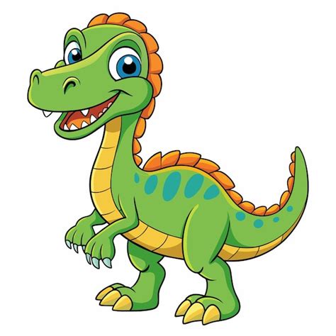 Ilustraci N De Un Dinosaurio Vector Premium