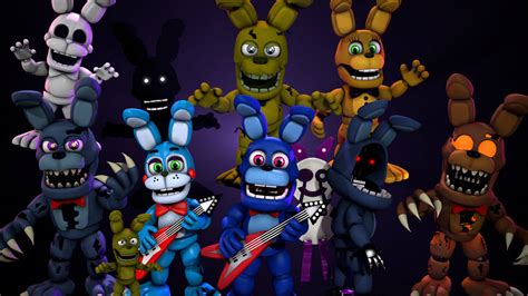 Fnaf World Bonnie Generations V2 By Pamkunggsfm On Deviantart