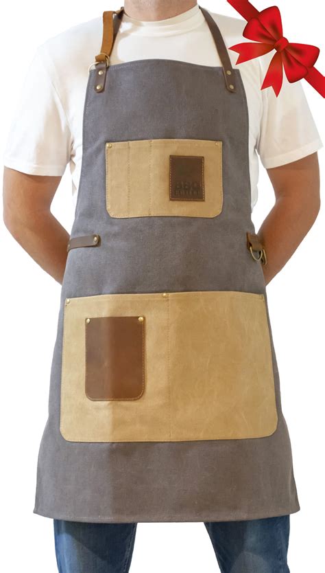 Bbq Butler Bbq Grill Apron Adjustable Canvas Cooking Apron Xxl