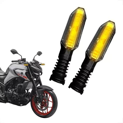 2 Setas Led Esportivo Xtz Crosser Lander Fazer Factor Mt Frete grátis