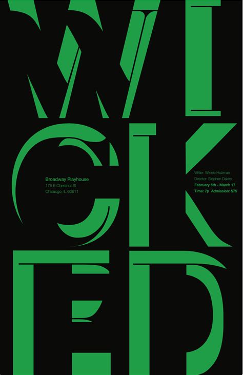 Wicked Play Poster Behance
