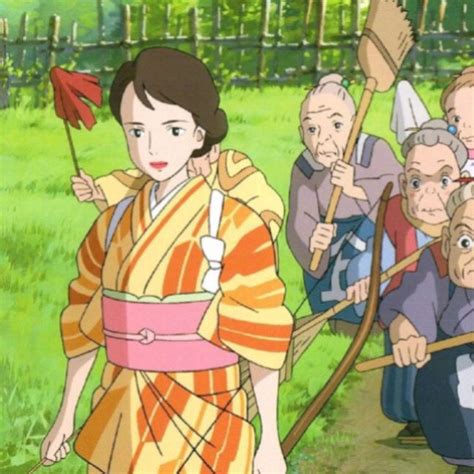 An Anime Scene With People Dressed In Traditional Japanese Garb And