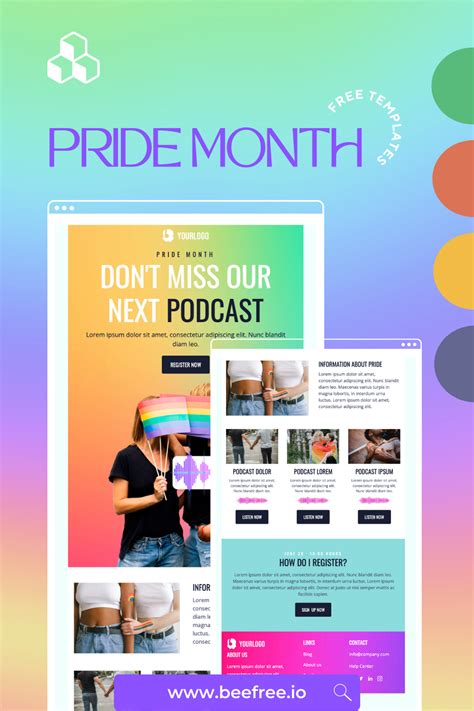 Dont Miss Our Pride Podcast Email Template Beefree Podcasts
