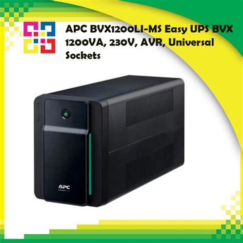 Apc Bvx Li Ms Easy Ups Bvx Va W V Avr Universal Sockets