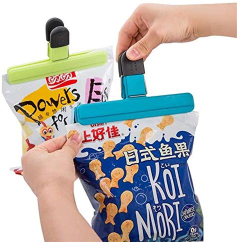 Large Chip Bag Clips Food Clips Plastic Heavy Duty Air Tight Seal Grip Strong Grip Kitchen Food