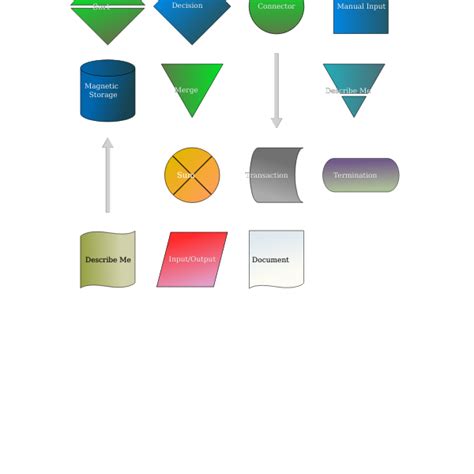 Flowchart Symbols Free Svg