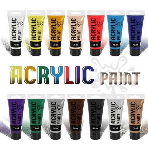 Jual Seamiart Ml Cat Akrilik Acrylic Color Paint Cat Lukis Kanvas