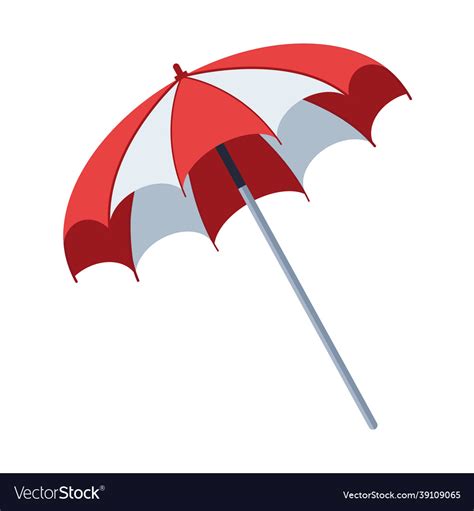Summer Umbrella Beach Royalty Free Vector Image