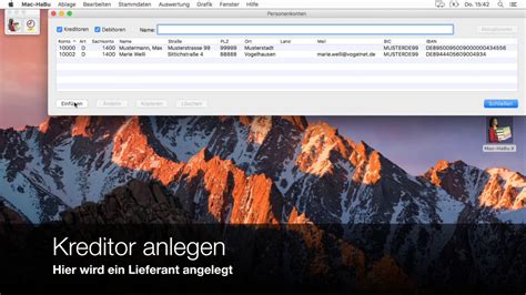 Mac Habu Kreditor Anlegen Youtube