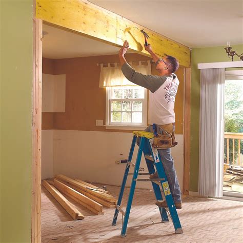 How To Install A Load Bearing Wall Beam Diy