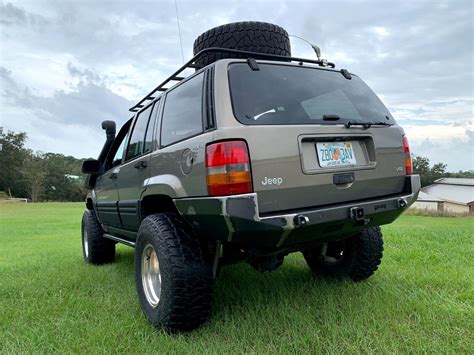 Rear Steel Custom Bumper For Jeep Grand Cherokee Zj Ebay