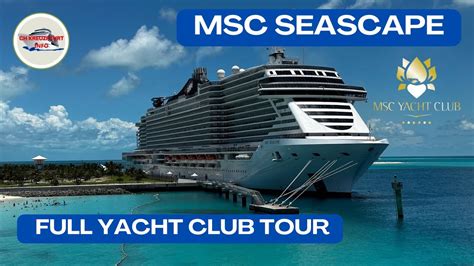 MSC Seascape Full Yacht Club Tour YouTube