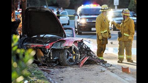 Paul Walker Car Crash Rare Live Footage Fast And The Furious Actor