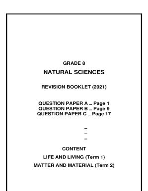 Grade Natural Science Term Topic