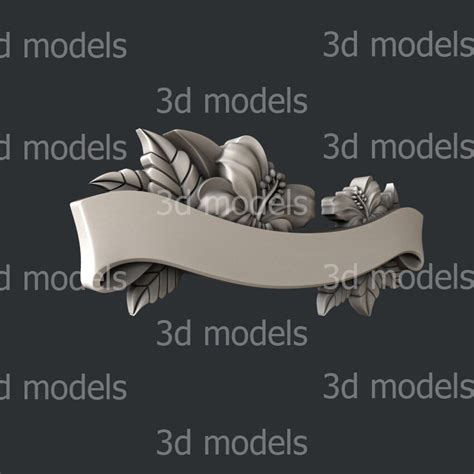 3d Stl Models For Cnc Router Ribbon Set Etsy